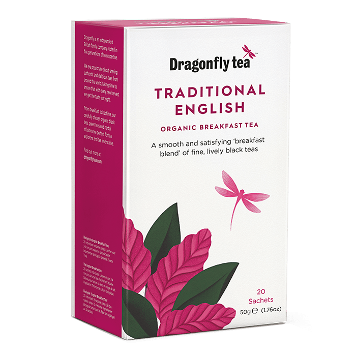 Traditional English Organic Breakfast Tea - Dragonfly Tea