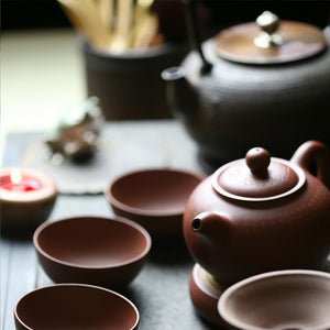 Traditional tea drinking Dragonfly Tea