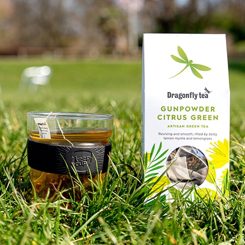 Gunpowder Citrus Green Tea - Dragonfly Tea