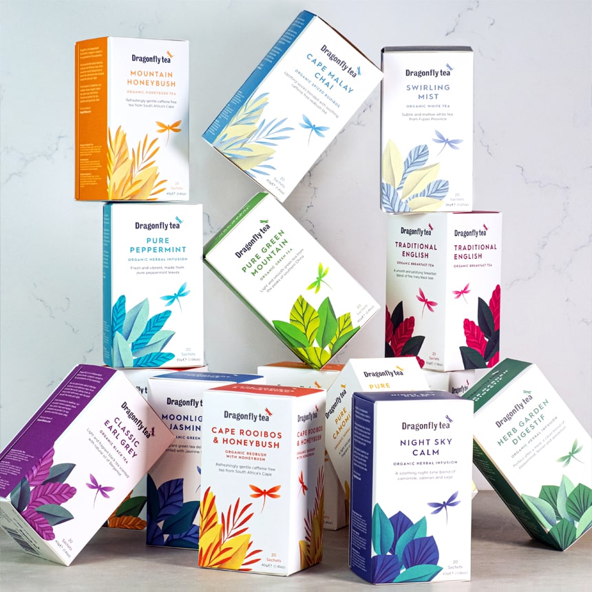 Dragonfly Tea product range